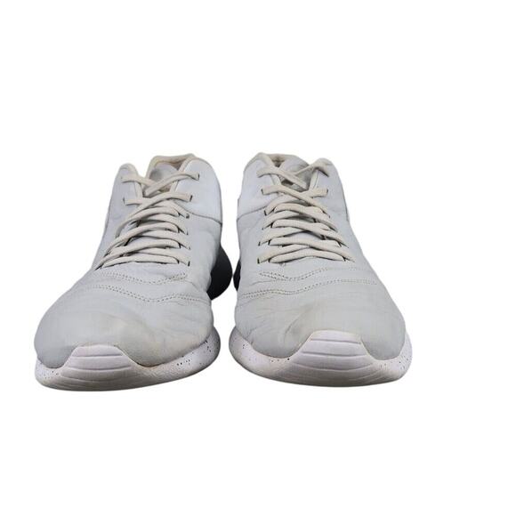 Nike Shoes Mens 13 Sneakers Roshe Tiempo VI Lifestyle Boot Triple White Leather - Picture 3 of 14